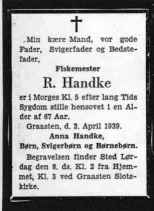 D�dsannonce fra avisen